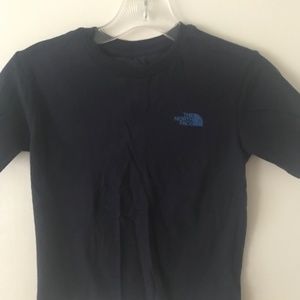 Navy Boys North Face T-shirt XS VGUC